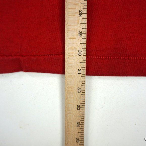 Mickey Mouse Jerry Leigh Box Logo Big Graphic T-Shirt OSFA Red Disney - Picture 10 of 10